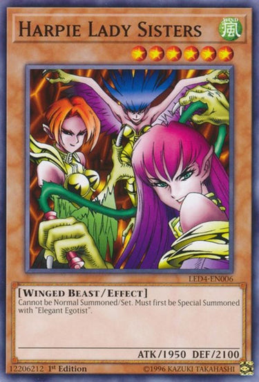 Harpie Lady Sisters | LED4-EN006